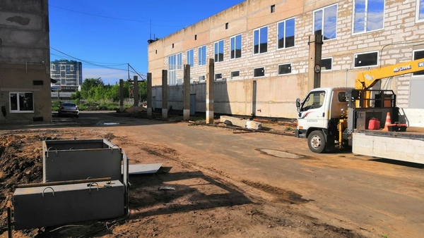 Подключение методом ГНБ помещения типографии к водопроводу под ключ