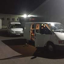 Выполняли работы по замене канализации в ночное время, чтобы не мешать работе предприятия