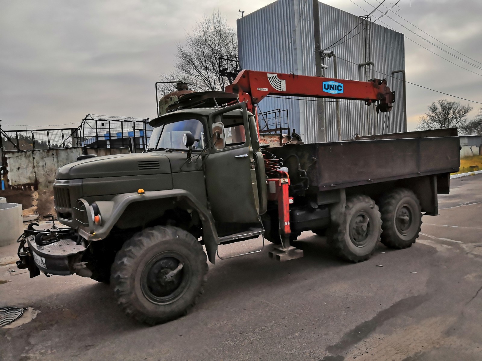 Зил-131 с лебёдкой 